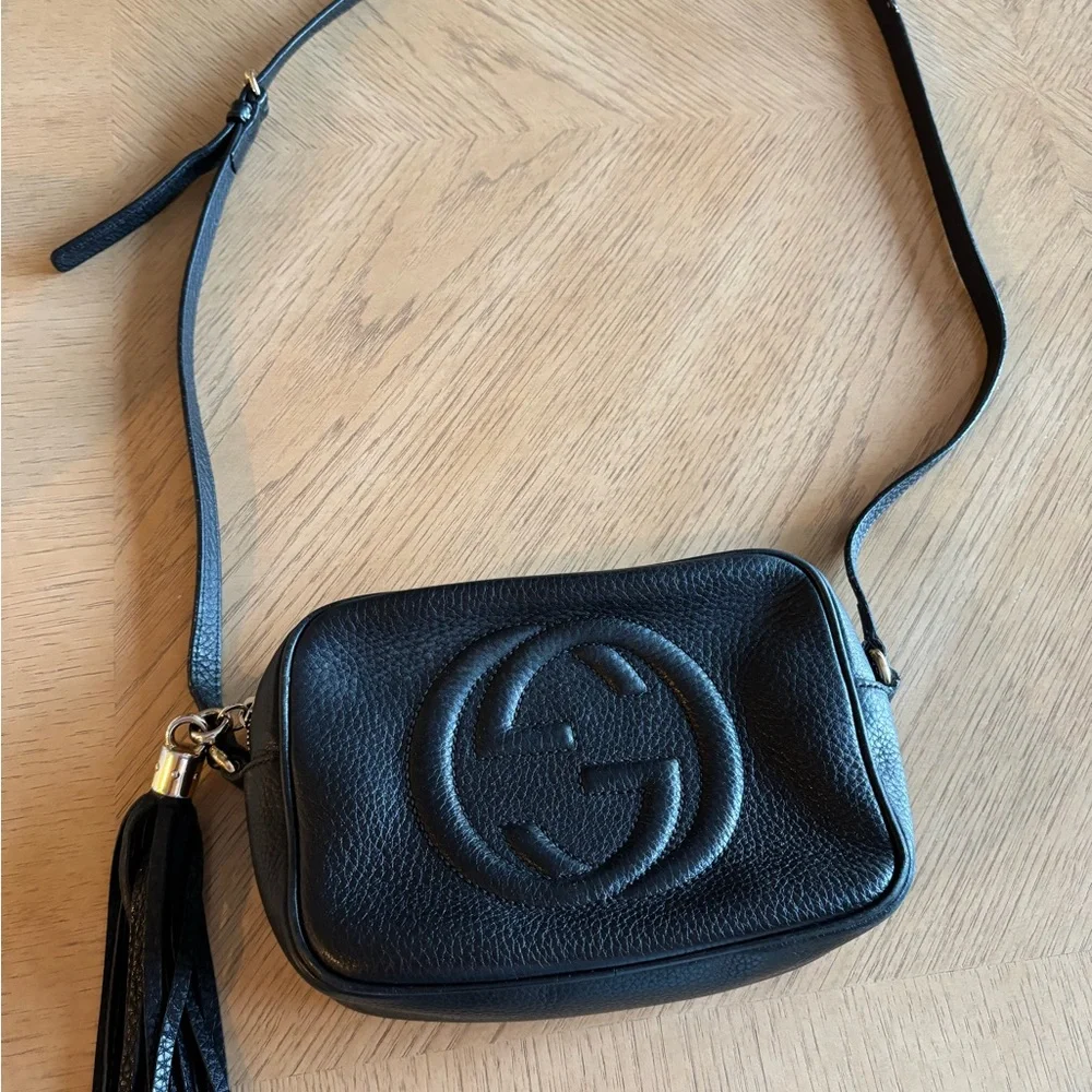 Gucci Black Leather Crossbody Bag - Picture 11 of 16